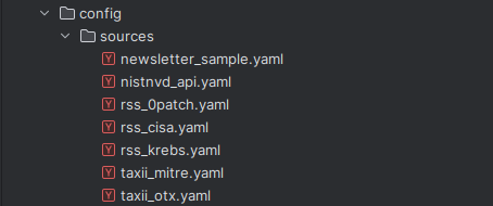 Source Adapter Configuration Files